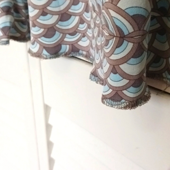 Trinal Turk 100% Silk Stretch Jersey Abstract Print Dress, Size 6 - Picture 5 of 10